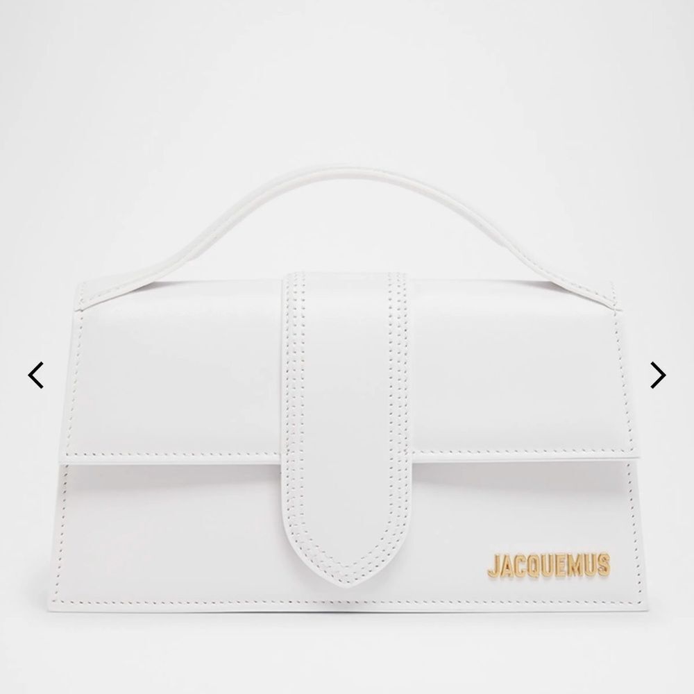 Jacquemus White Leather Shoulder Bag